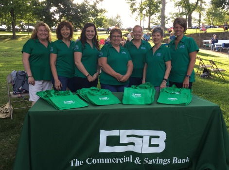 Photo of CSB Employee's at Tuscora Park